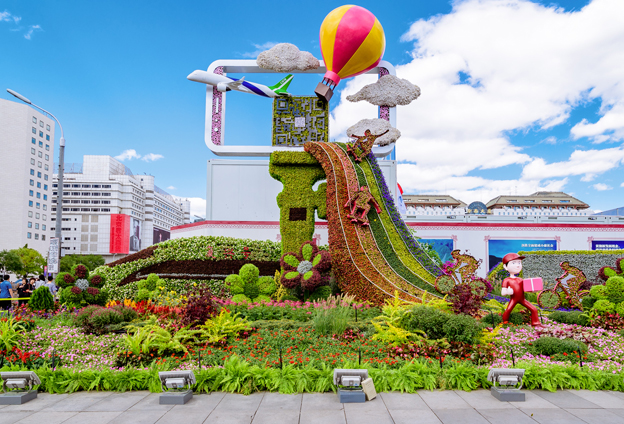 秘广场花坛的故事开元棋牌带你揭(图3)